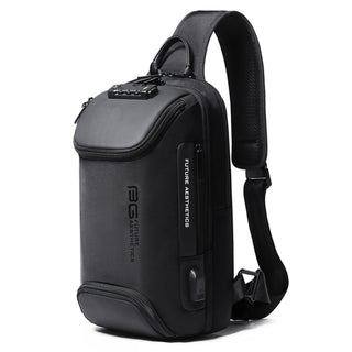 Lightweight Waterproof Sling Bag Durable Crossbody Bag with USB Charging