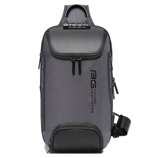 Lightweight Waterproof Sling Bag Durable Crossbody Bag with USB Charging