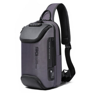 Lightweight Waterproof Sling Bag Durable Crossbody Bag with USB Charging