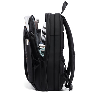 Slim Laptop Backpack with USB Charging Port, Waterproof Business Backpack